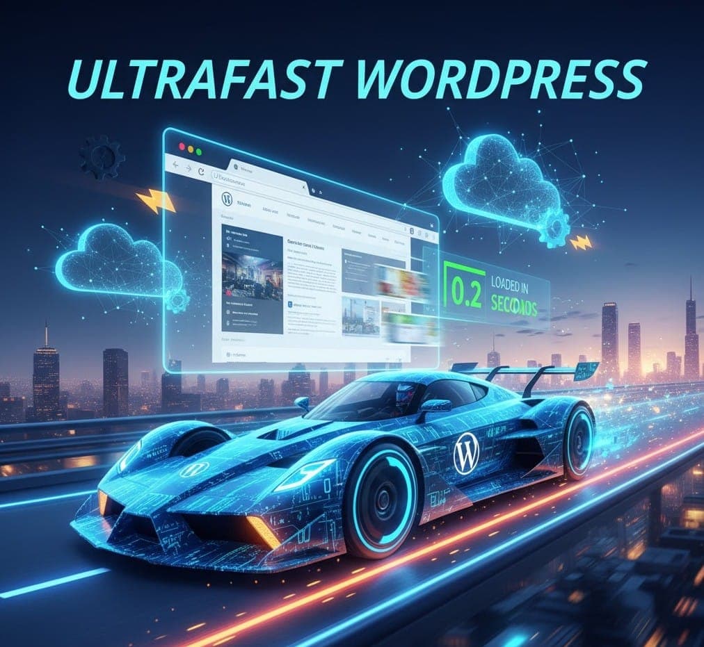 Ultrasnelle WordPress site