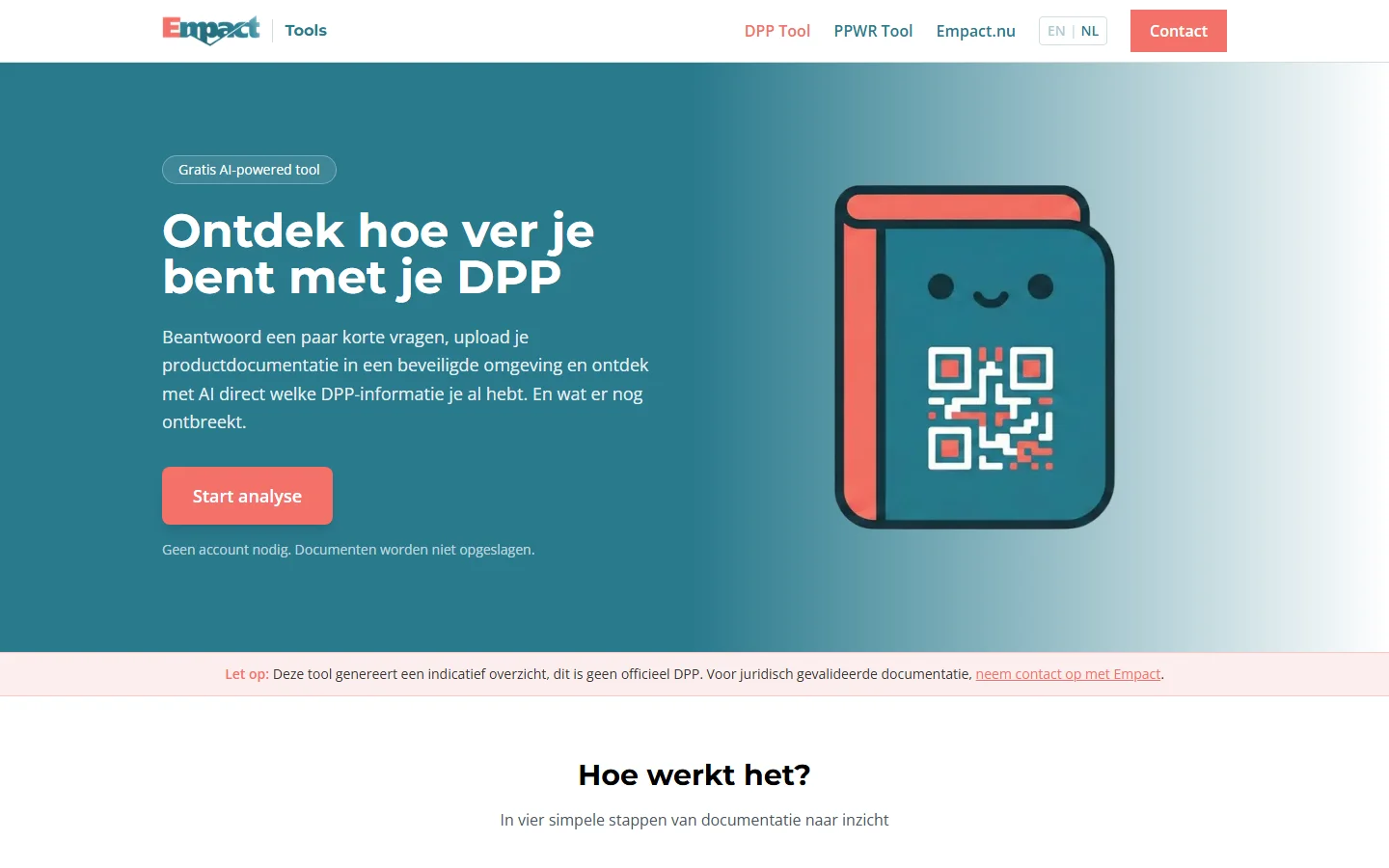 Empact DPP-tool - desktop versie