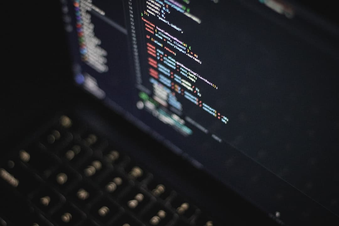 Code op een scherm, de techniek onder je website
