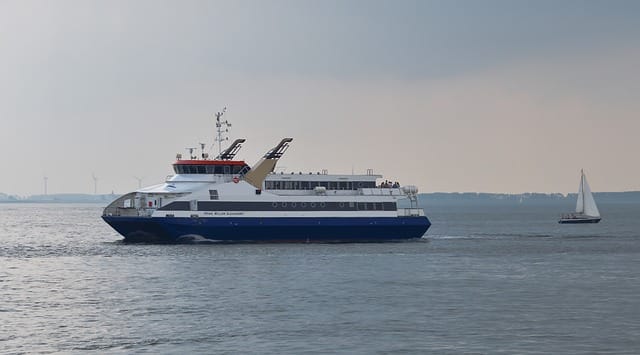 De veerboot in Vlissingen